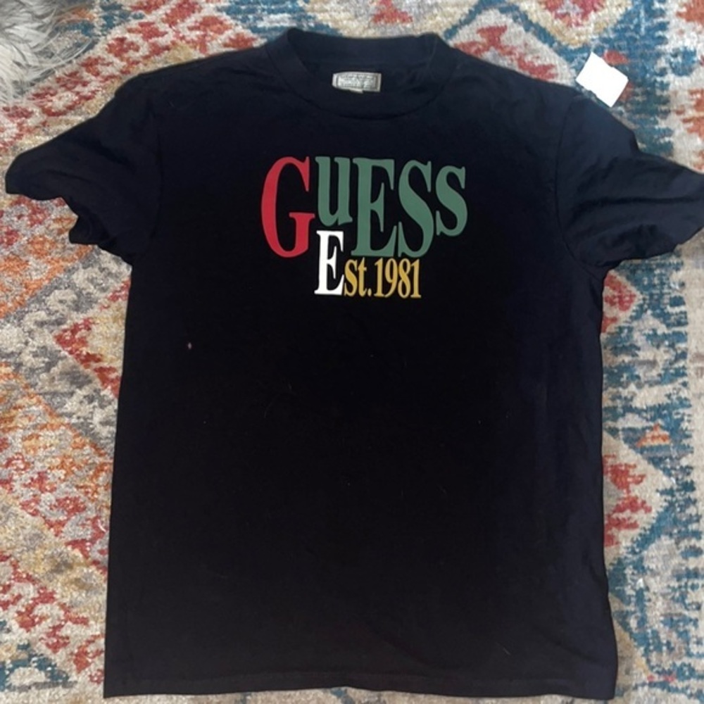 Vintage Guess - oversized tee - small y2k/ 90s